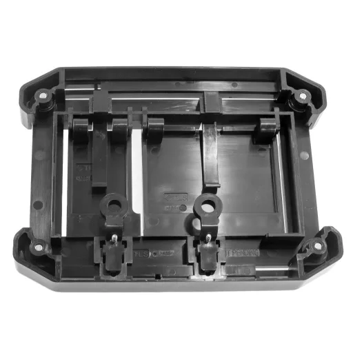 Univerzális burkolható wc nyomólap mechanikus fekete - INFINITY FRAME