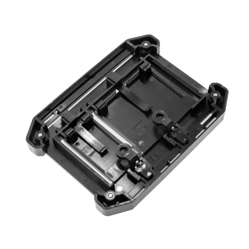 Univerzális burkolható wc nyomólap mechanikus fekete - INFINITY FRAME
