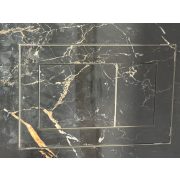 Univerzális burkolható wc nyomólap mechanikus fekete - INFINITY FRAME