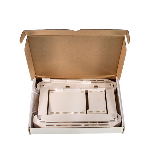 Univerzális burkolható wc nyomólap mechanikus fehér - INFINITY FRAME