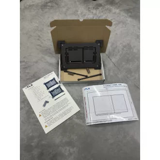  Burkolható wc nyomólap fekete - INFINITY FRAME SLIM TOP Black