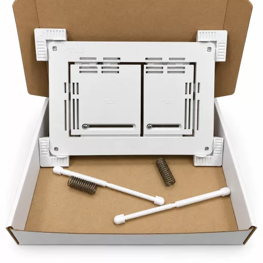 Burkolható wc nyomólap fehér - INFINITY FRAME SLIM TOP White