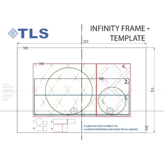 INFINITY FRAME PLUS nyomólap kivágó sablon