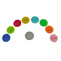 Mini gyémánt polírozókorongok száraz - műgyantakötés