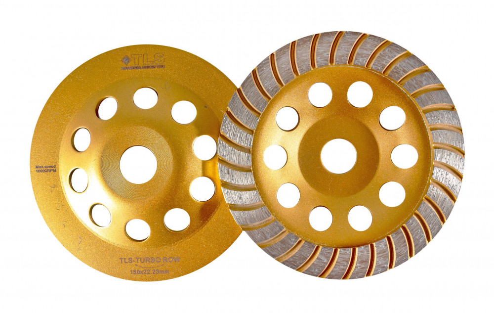 TLS TURBO ROW gyémánt betoncsiszoló-csiszolótárcsa turbo felület d150x22,23 mm TLS TURBO ROW gyémánt betoncsiszoló-csiszolótárcsa turbo felület d150x22,23 mm