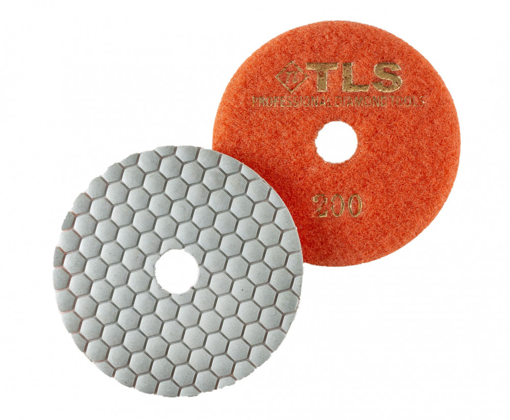 TLS ANGRY BEE-P200-d100 mm-gyémánt csiszolókorong-polírozó korong-száraz 