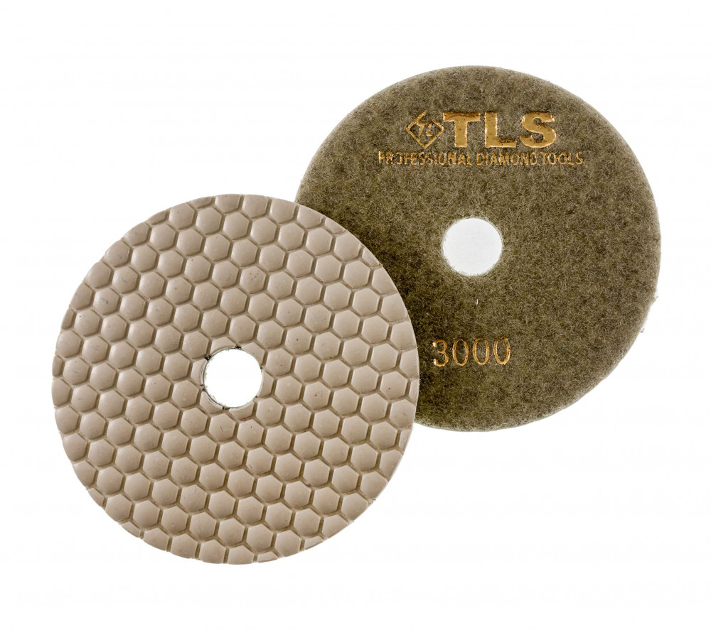 TLS ANGRY BEE-P3000-d125 mm-gyémánt csiszolókorong-polírozó korong-száraz 