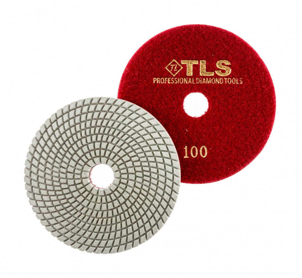 TLS SPIDER10-P100-d125 mm-gyémánt csiszolókorong-polírozó korong-vizes