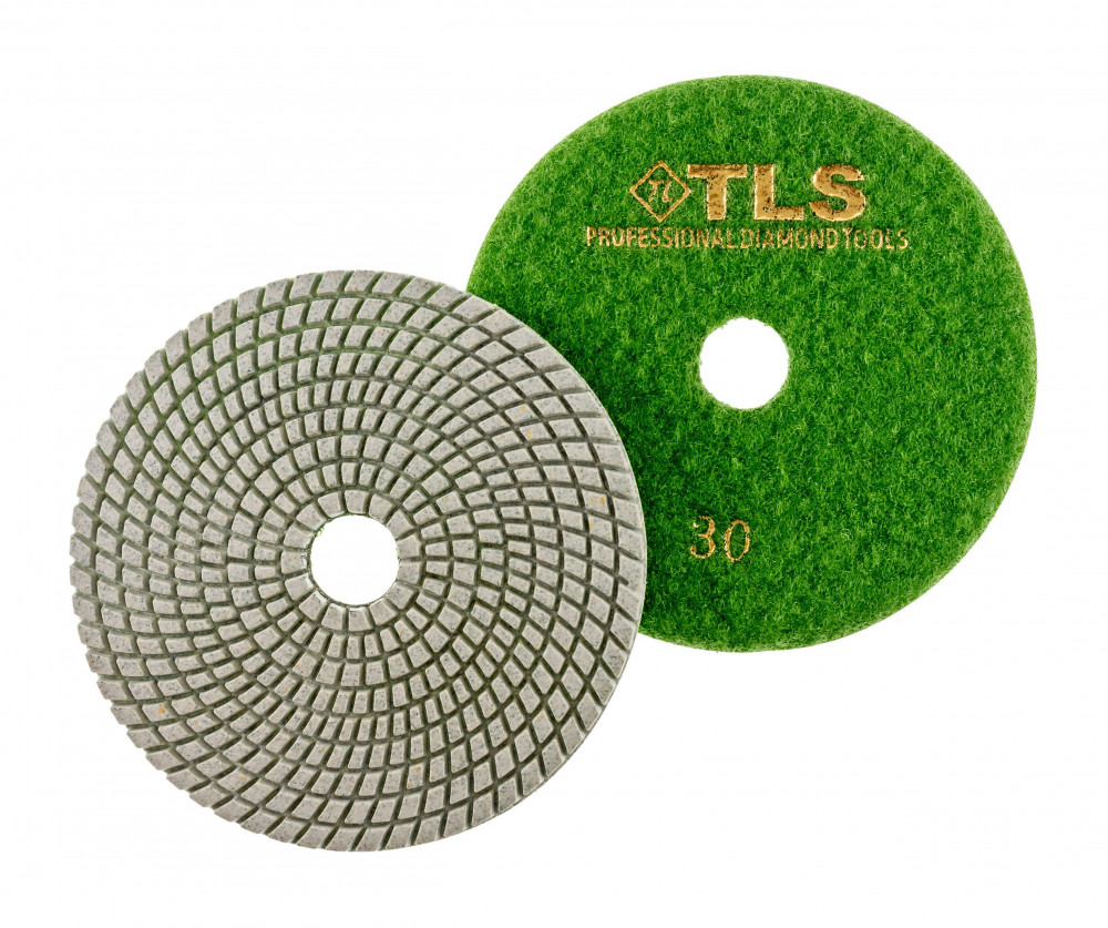 TLS SPIDER10-P30-d125 mm-gyémánt csiszolókorong-polírozó korong-vizes