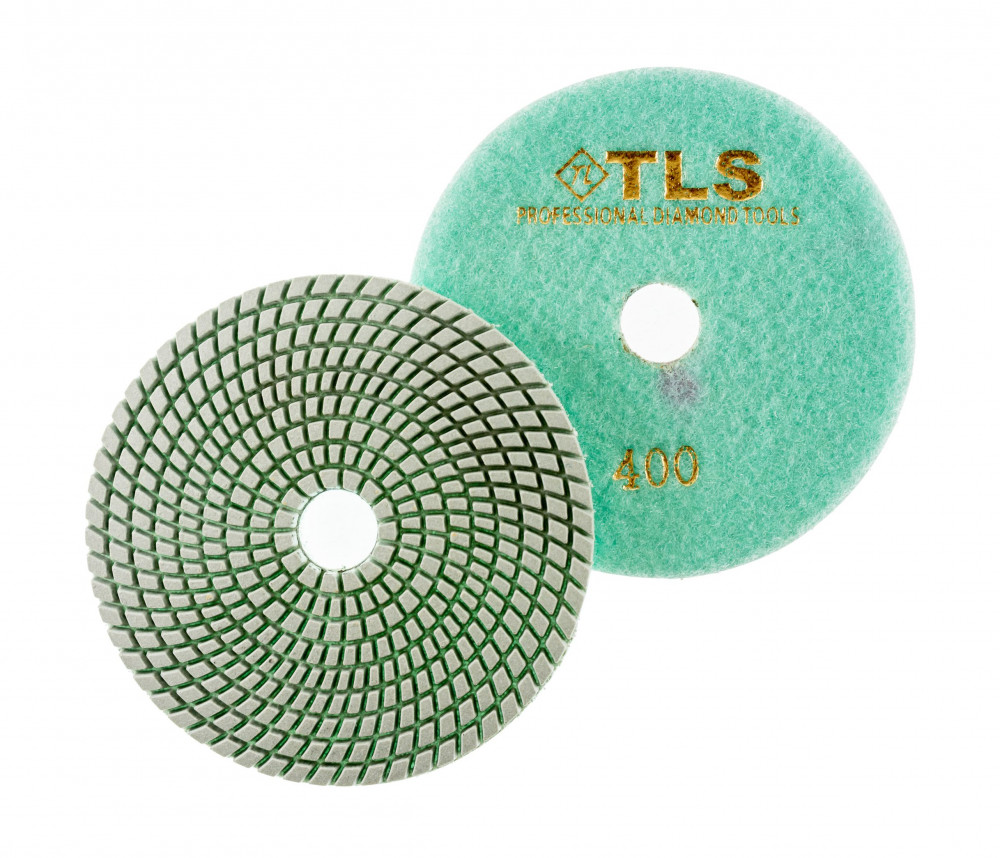 TLS SPIDER10-P400-d125 mm-gyémánt csiszolókorong-polírozó korong-vizes