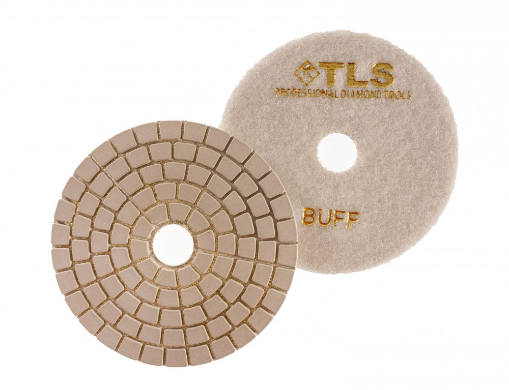 TLS SPIDER PRO10-BUFF-d125 mm-gyémánt csiszolókorong-polírozó korong-vizes