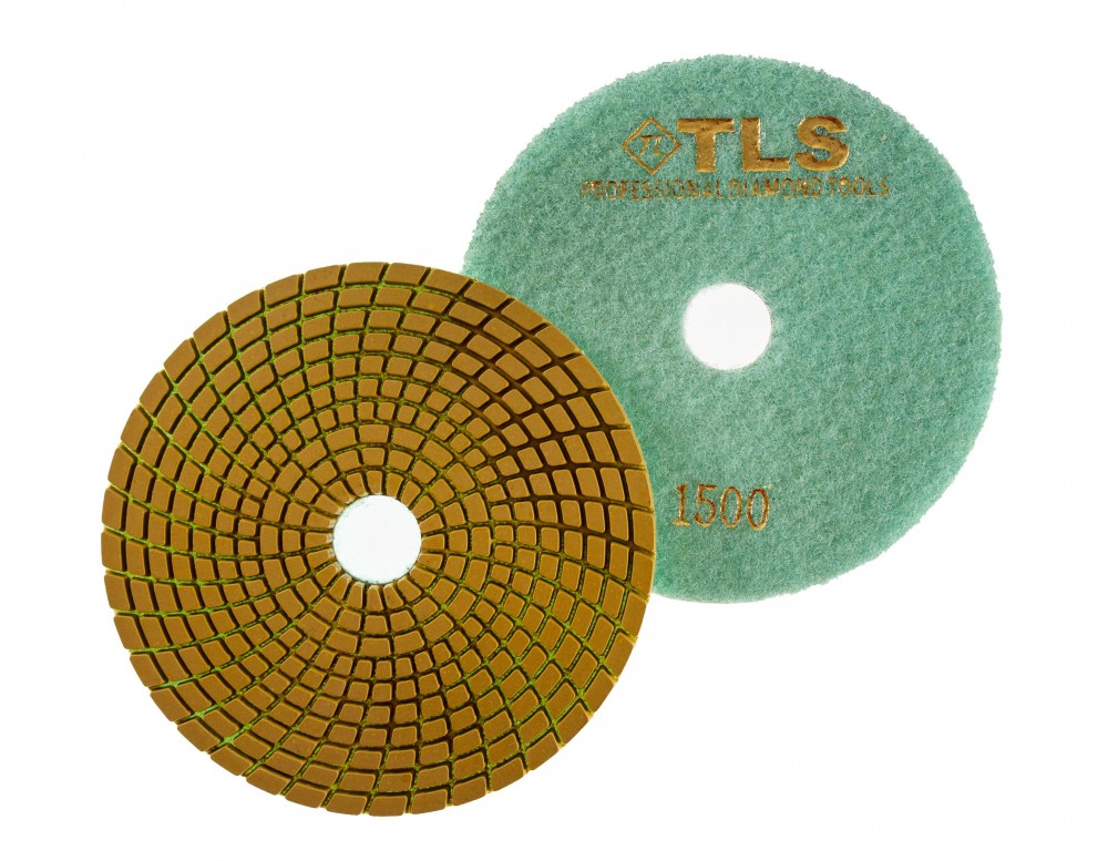 TLS SPIDER PRO10-P1500-d125 mm-gyémánt csiszolókorong-polírozó korong-vizes