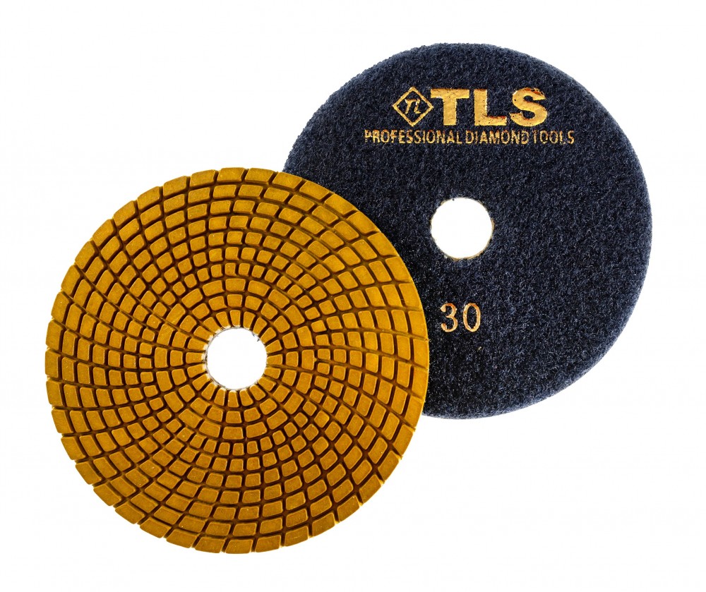TLS SPIDER PRO10-P30-d125 mm-gyémánt csiszolókorong-polírozó korong-vizes