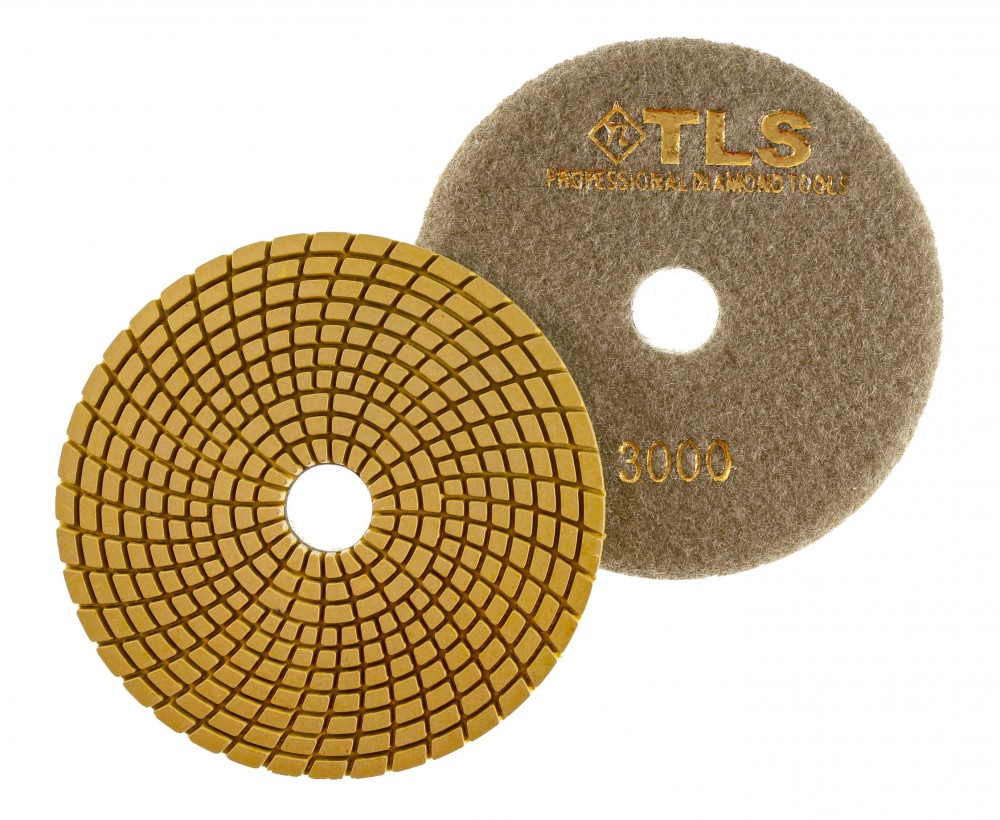 TLS SPIDER PRO10-P3000-d125 mm-gyémánt csiszolókorong-polírozó korong-vizes