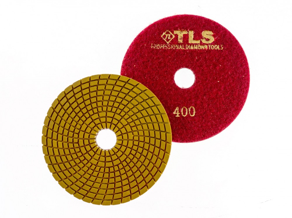 TLS SPIDER PRO10-P400-d125 mm-gyémánt csiszolókorong-polírozó korong-vizes