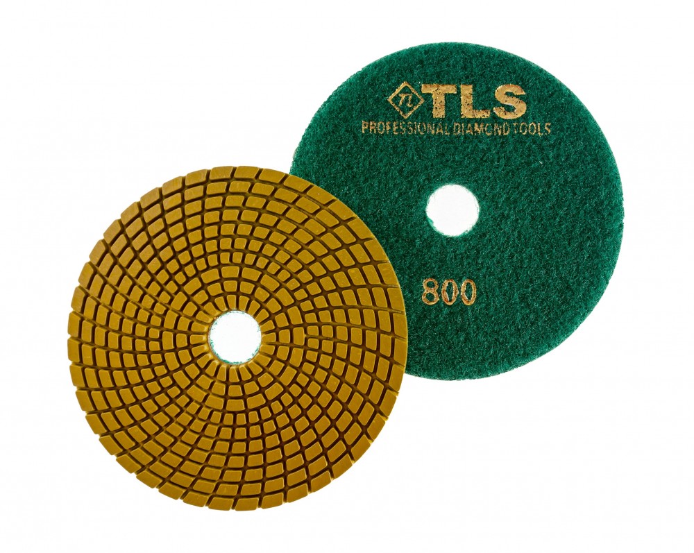 TLS SPIDER PRO10-P800-d125 mm-gyémánt csiszolókorong-polírozó korong-vizes