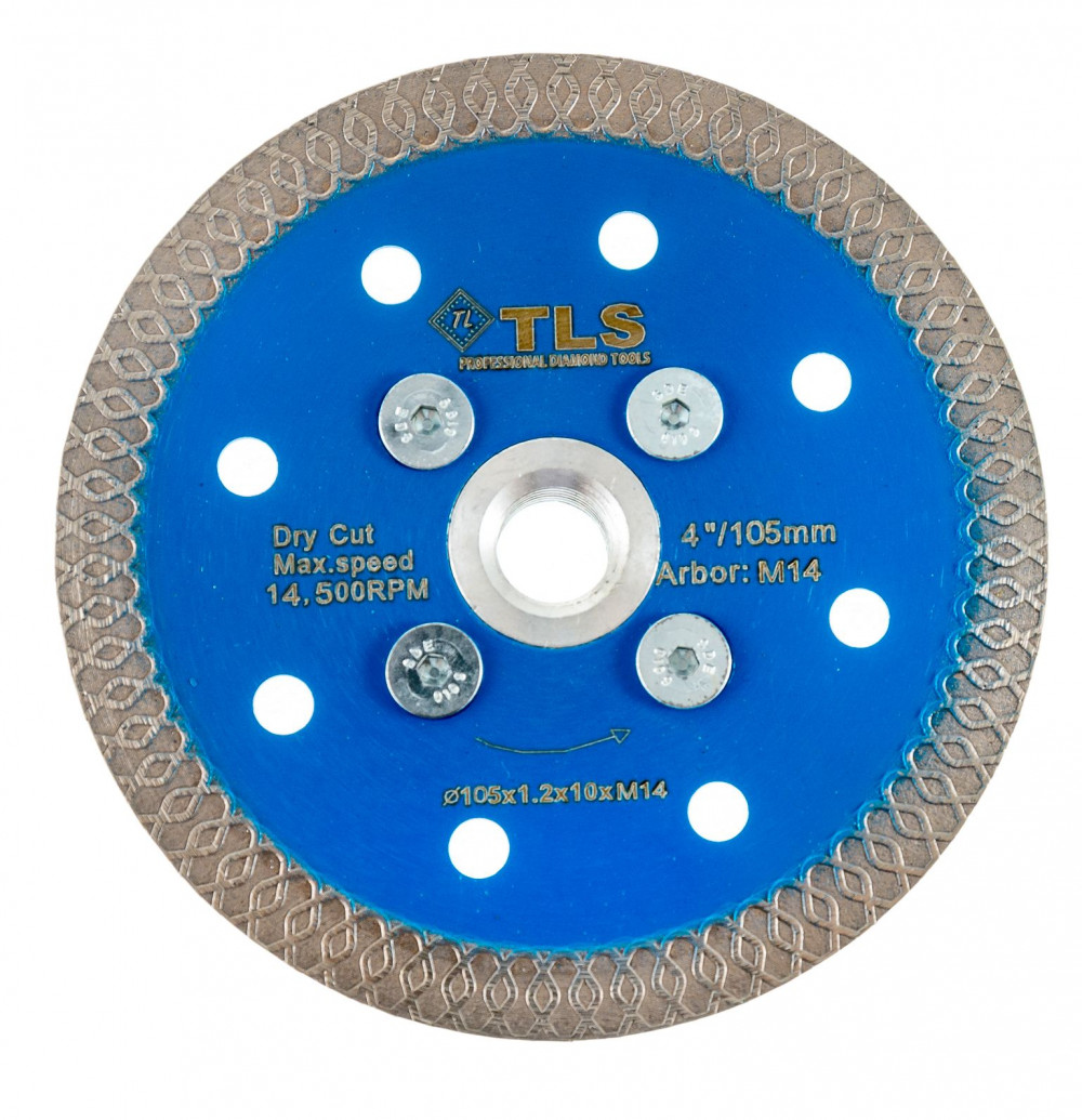 TLS X-PRO M14 ultravékony gyémánt vágókorong d105x1,2x10 mm 
