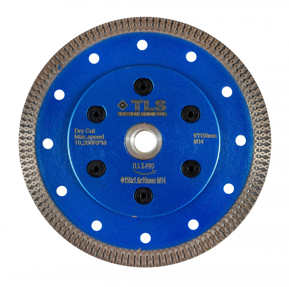 TLS X-PRO M14 ultravékony gyémánt vágókorong d150x1,6x10 mm 
