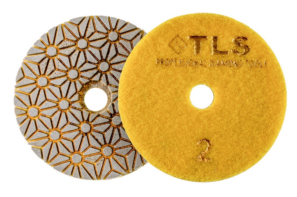 TLS TRAP5-P2-150-d100 mm-gyémánt csiszolókorong-polírozó korong-száraz-vizes