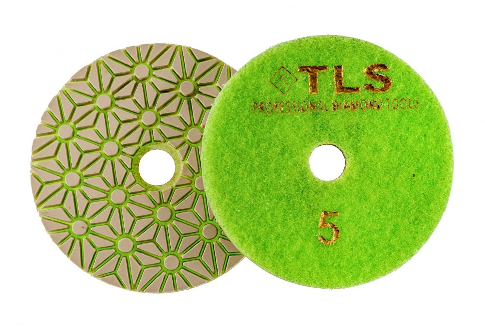 TLS TRAP5-P5-2000-d100 mm-gyémánt csiszolókorong-polírozó korong-száraz-vizes