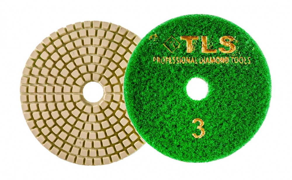 TLS VULCAN-P3-1000-d100 mm-gyémánt csiszolókorong-polírozó korong-száraz-vizes