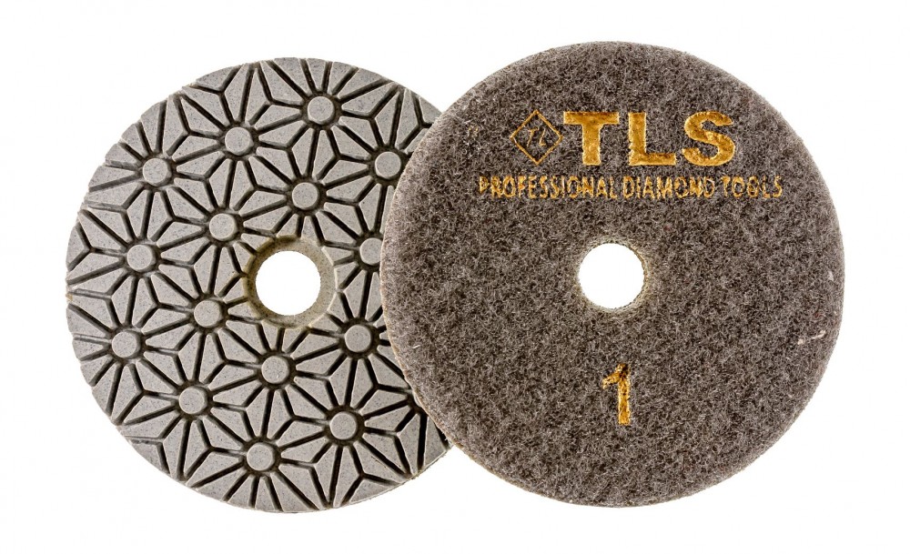 TLS TRAP3-P1-50-d100 mm-gyémánt csiszolókorong-polírozó korong-száraz-vizes