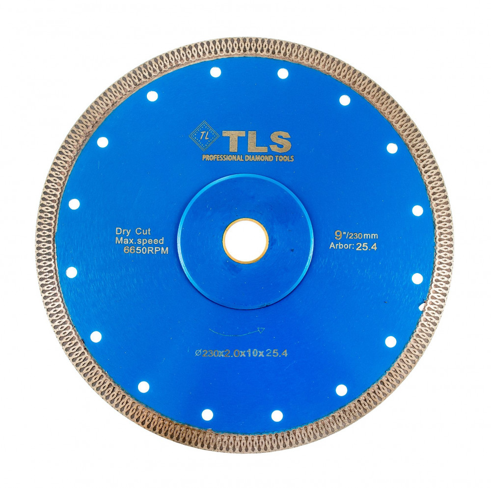 TLS X-PRO ultravékony gyémánt vágókorong d230x25,4/22,23x1,8x10 mm 