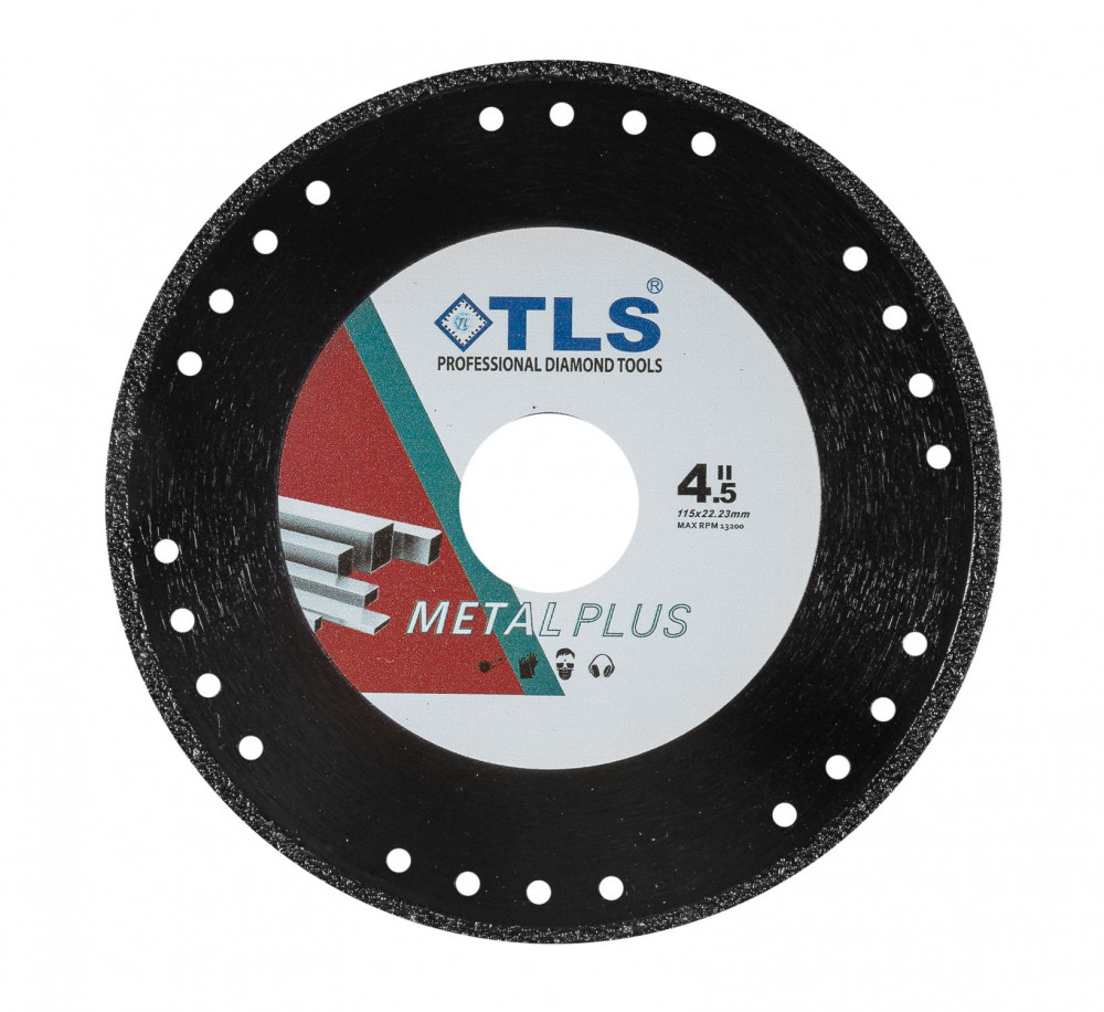 TLS METAL-PRO-2 gyémántszemcsés fém- és általános célú vágókorong d115x22.23x1.2/2.2x10 mm 